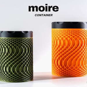 Moiré Desk Organizer: Decorative Storage Container (Medium and Large Sizes)