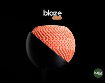 Vaso Blaze | Vaso com Textura Moderna | Vaso para Plantas | Vaso Escultural para Suculentas | Decoração Minimalista para Casa