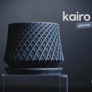 Kairo Planter: Architectural Geometric Design - Contemporary Succulent Pot