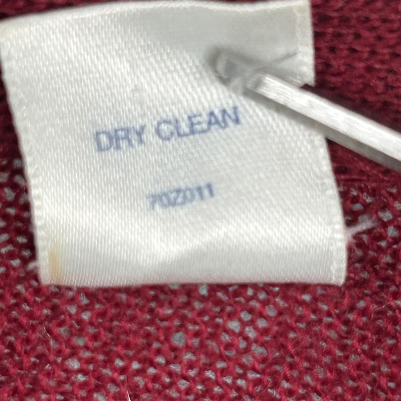 Cardigan Pendleton da uomo in pura lana vergine al 100%, colore bordeaux, taglia L, prodotto negli Stati Uniti, stile vintage. immagine 5
