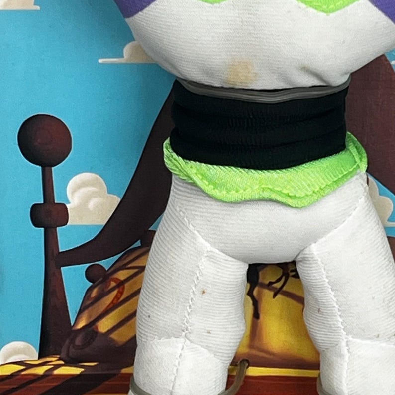 Disney Toy Story Thinkway Adventure Buddy 12" Buzz Lightyear Plush VTG Toy READ image 9