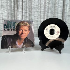 Warner Bros Peter Cetera Nästa gång jag faller 7" Vinyl 45 RPM Pop Singel Bra