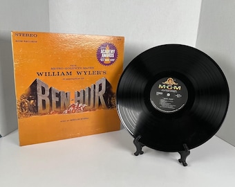 Ben-Hur Soundtrack Vinyl LP Miklos Rozsa MGM Records S1E1 Stereo 1959 Score