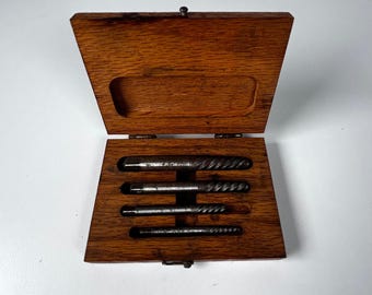 Vintage Ace Schraubenausdreher-Set No. S20 Henry L Hanson Co USA Box 4tlg
