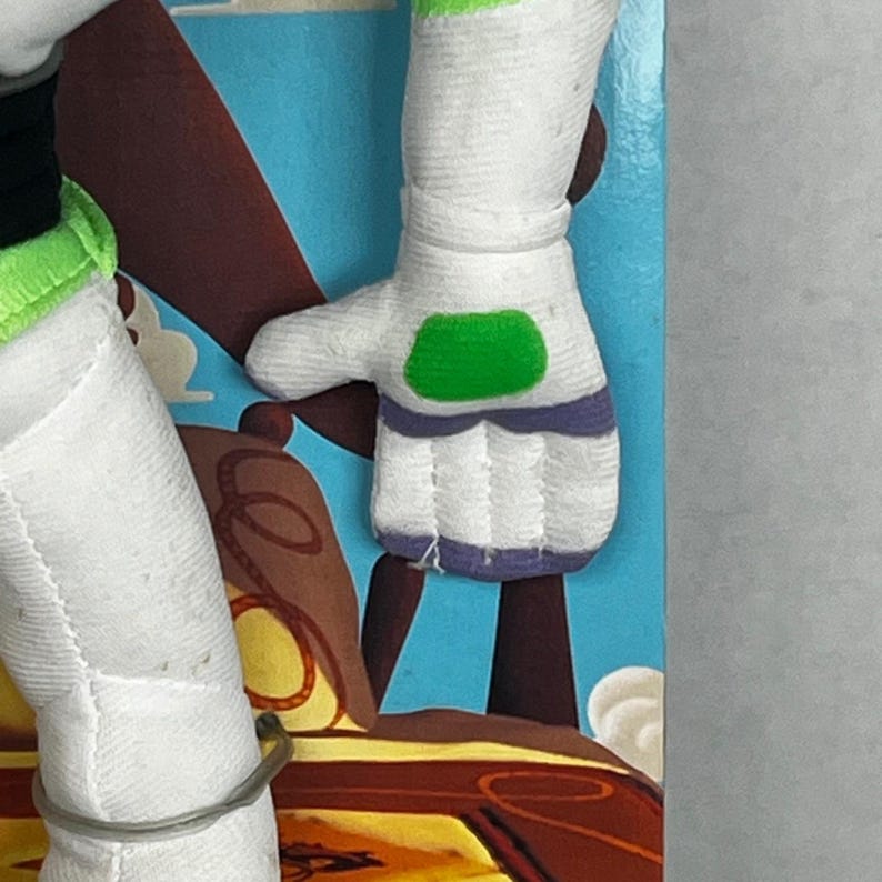 Disney Toy Story Thinkway Adventure Buddy 12" Buzz Lightyear Plush VTG Toy READ image 5