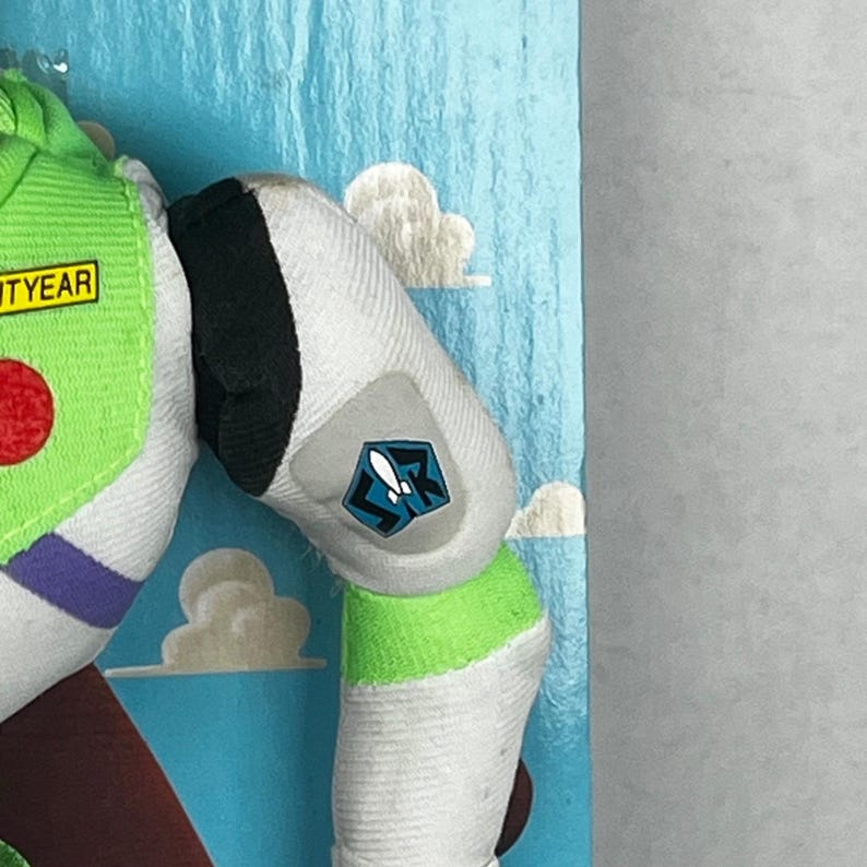 Disney Toy Story Thinkway Adventure Buddy 12" Buzz Lightyear Plush VTG Toy READ image 4