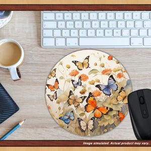Butterflies Novelty Computer Mousepad