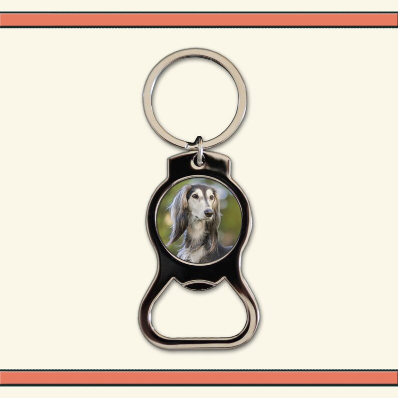 Round 1.5 x 2.4 Bottle Opener Keyring