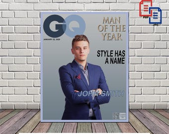 男性向け雑誌のパーソナライズされた雑誌の表紙 PDF ファイル