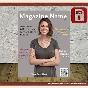 Copertina rivista personalizzata in formato PDF