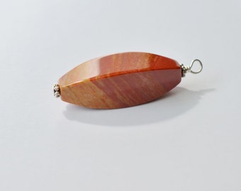 Red Creek Jasper Pendant, Jasper Drop Pendant