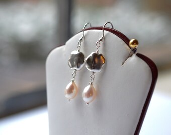 Creamy White Pearl Earrings, Bridal Jewelry, Bridesmaids Gift, Birthday Gift