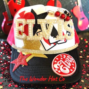 Elvis Presley-Inspired Trucker Junk Hat
