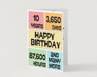 Milestone Birthday Card