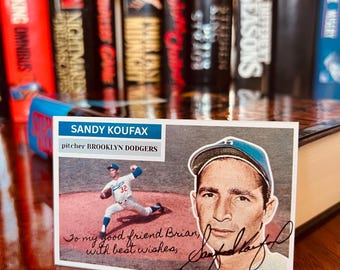 Needful Things (Stephen King Bookmark) - Brian's Baseball Card | Leland Gaunt | Brian Rusk | Castle Rock | Alan Pangborn