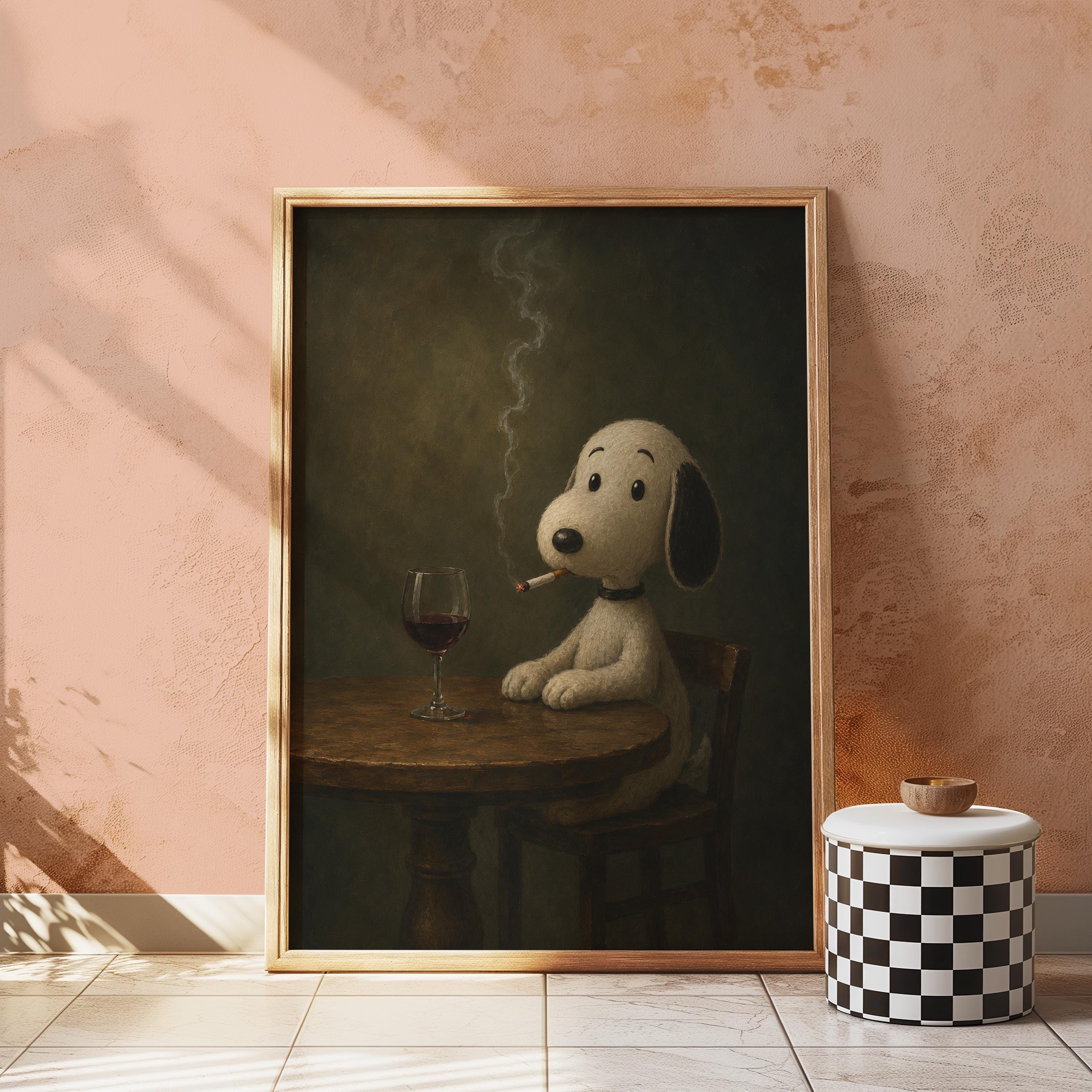 Snoopy Smoking