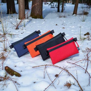 Cordura® Timberline Series EDC Zipper Pouch – Hiking, Camping, Backpacking Organizer, Travel Wallet, Field Notes Cover