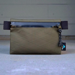 X-Pac Zipper Pouch – Premium Weatherproof Organizer with Nylon Lining for Hiking, Backpacking & Travel