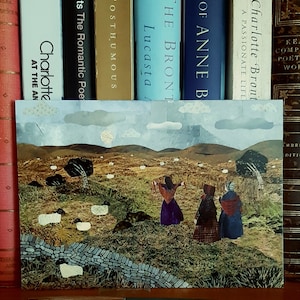 BRONTE SISTERS Greeting Birthday Art Card, Haworth Moor Bronte Country, Bronte Parsonage, Wuthering Heights, Jane Eyre, Amanda White Design image 4