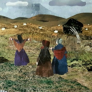 BRONTE SISTERS Greeting Birthday Art Card, Haworth Moor Bronte Country, Bronte Parsonage, Wuthering Heights, Jane Eyre, Amanda White Design image 3