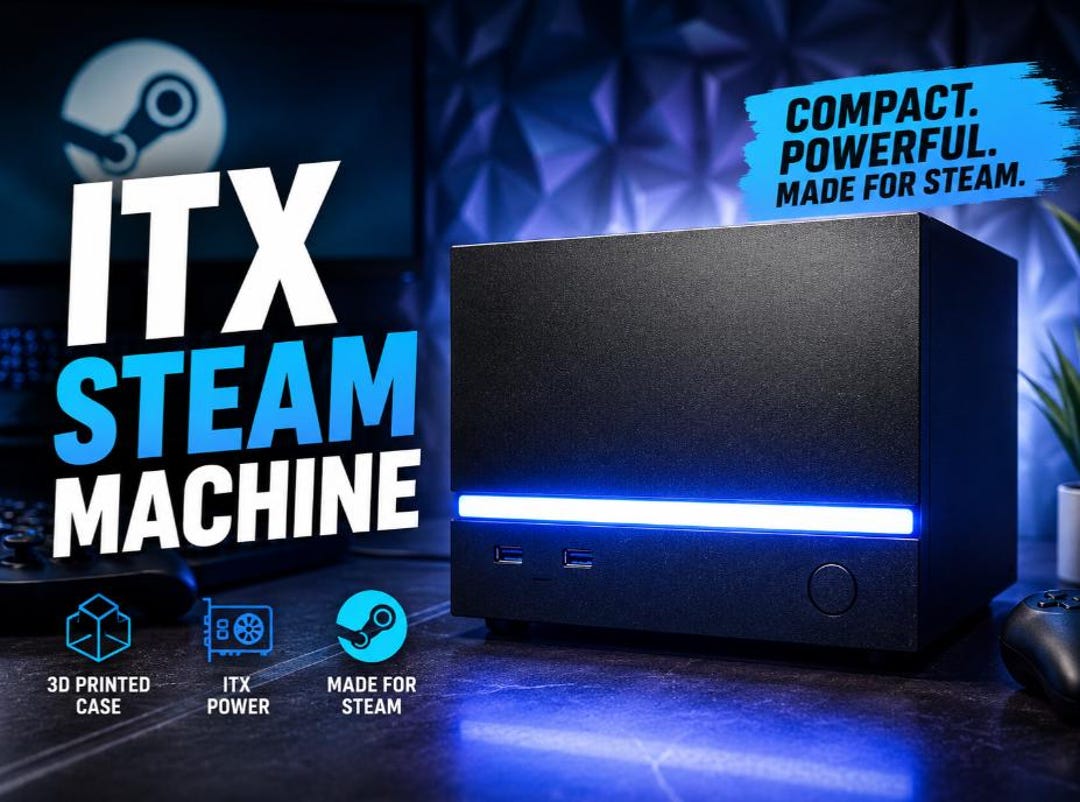 Steam Machine Computer Case ITX Steam Machine Case (100% 3D Printed) - Etsy