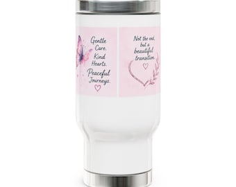 Stainless Steel Travel Mug with Handle, 14oz