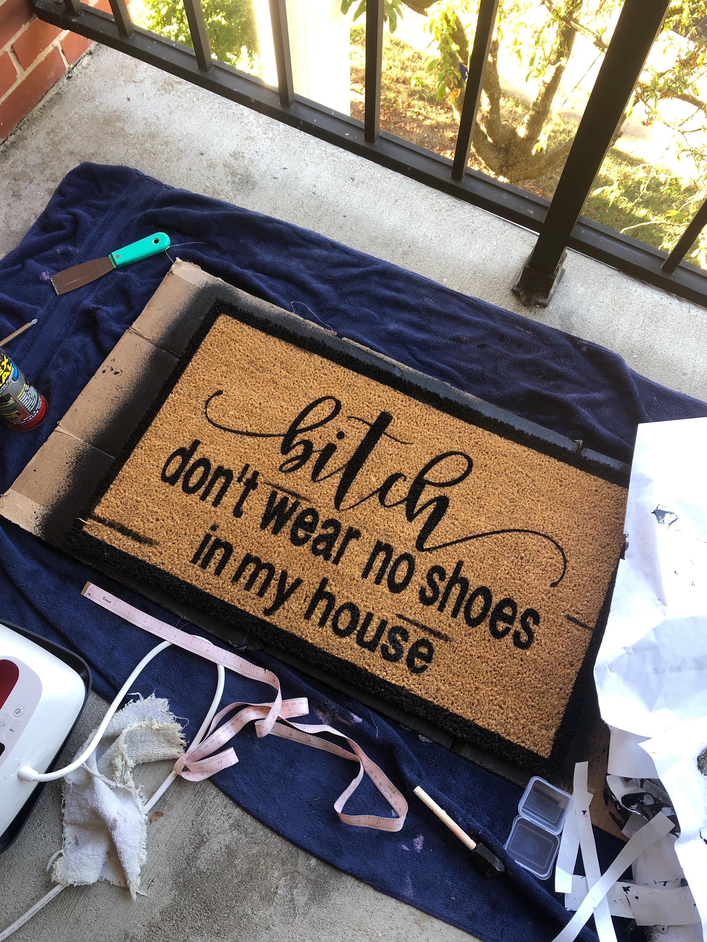 Custom Door Mat With Text or Logo | Personalized Family Name