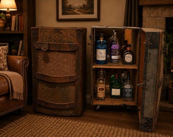 Pallache Speakeasy Trunk - Liquor Cabinet (LOCAL PICKUP ONLY)