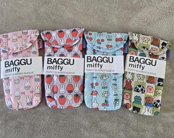 Cute Miffy Puffy Glasses Sleeve Bunny Sunglasses Soft Case