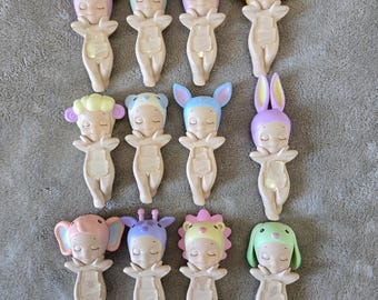 Sonny Angel Hippers Dreaming Series Sleeping Babies Hippers Decorative Mini Figures