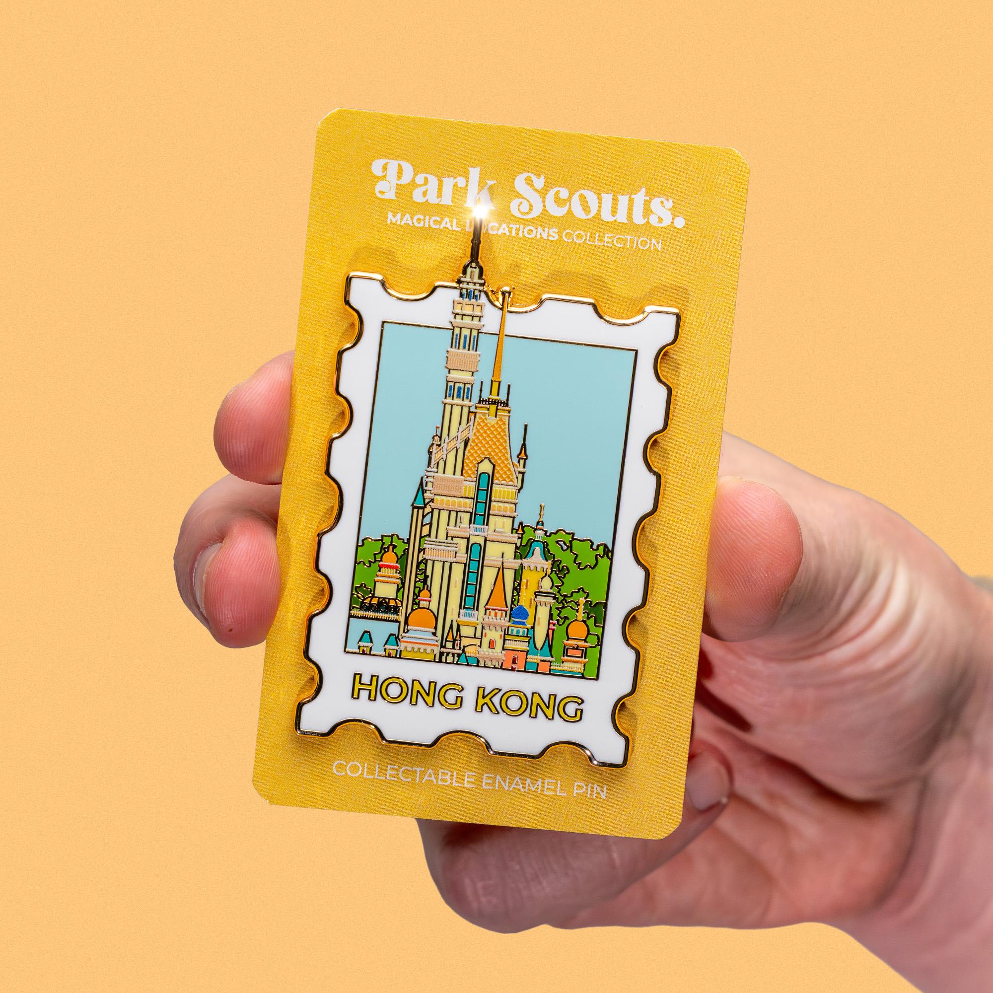 Hong Kong Disneyland Pin - Etsy