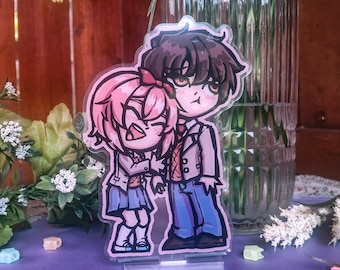 DDLC MC and Sayori Acrylic Standee - Doki Doki Literature Club!