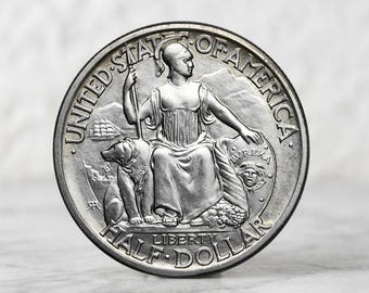 1935 California Pacific International Exposition Half Dollar, Old US San Diego Commemorative Coin Collection, Antique Collectible Coins