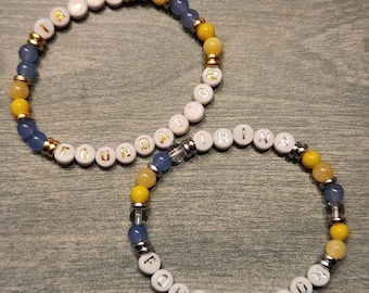 Irina Foundation fundraiser handmade beaded stretch bracelets