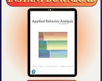 Angewandte Verhaltensanalytik Digitales Buch (3.Auflage PDF-Download)