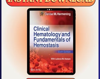 Klinisches Hämatologie Ebook, Grundlagen der Hämatit (Instant PDF)