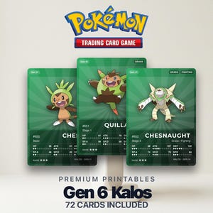 gen 6 pokemon cards Kalo 6