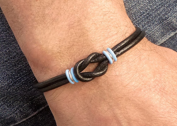 mens gold braided bracelet