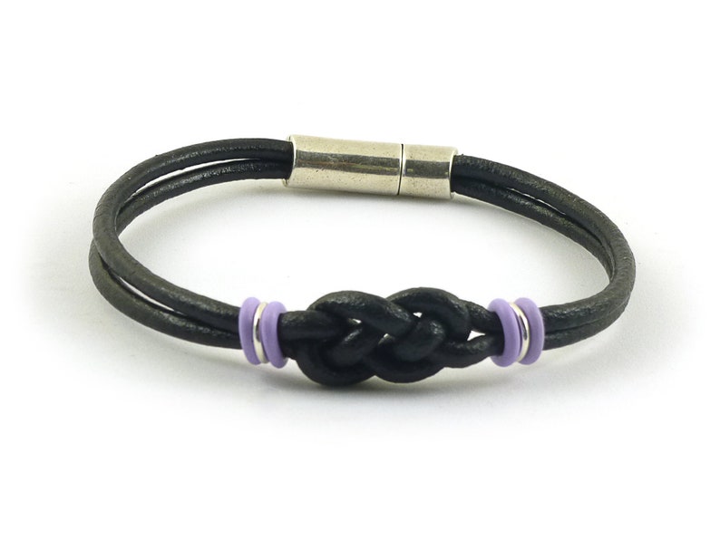 Testicular Cancer Awareness Double Love Knot Bracelet Testis Etsy