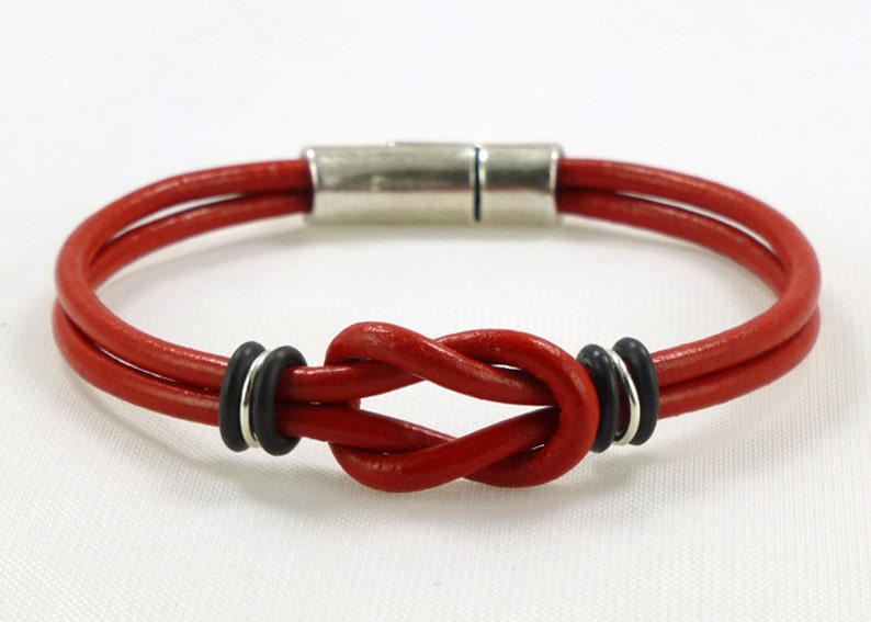 Red Love Knot Bracelet Meaningful Jewelry Girlfriend Gift for Etsy