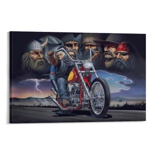 David Mann Motorcycle Art - Etsy