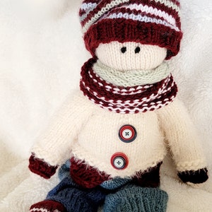 Knit Pattern for 15inch Ragdoll, Knitted Doll PATTERN Download Little ...