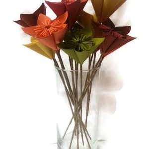 Bouquet "The Harvest" / Fall / Autumn / Table Decor / Gift Origami Paper Flowers