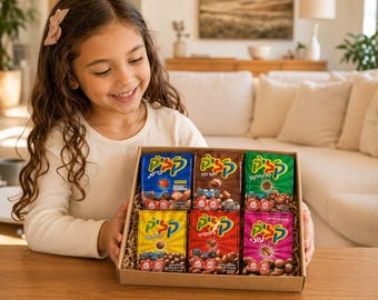Klik Chocolate Candy Gift Box 6 x 65g Israeli Kosher Badatz Assorted Flavors Cereal Chocolate Snack Premium Import