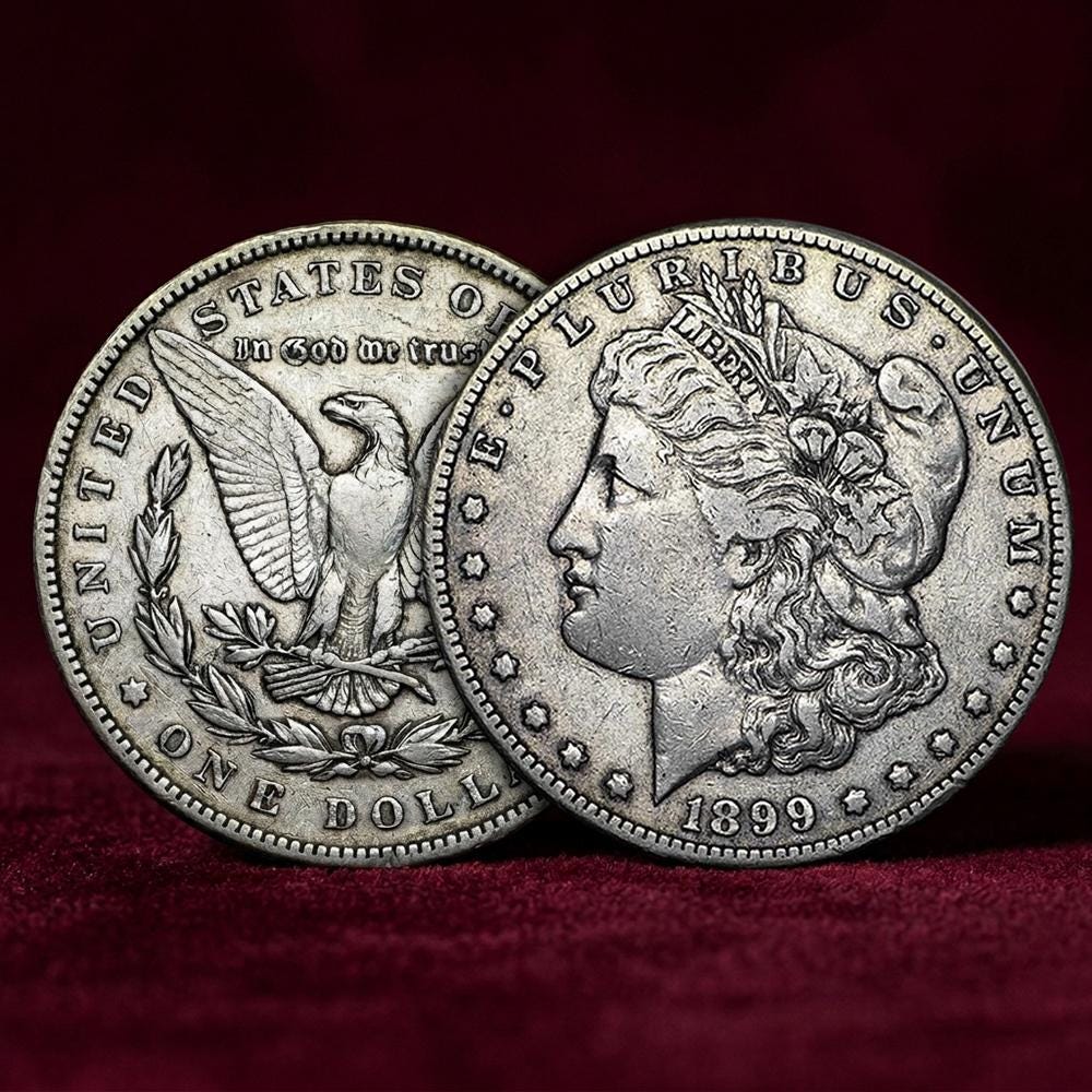 1899 morgan silver dollar - Etsy 日本