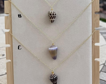 18K Gold Plated Hawaiian Shell Necklaces