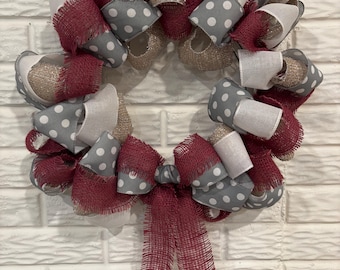 School Spirit Wreath