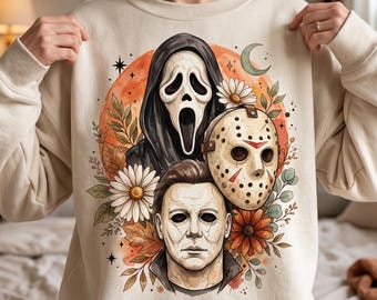 Vintage Horror Collage PNG | Retro Halloween Fan Art (Digital Download)