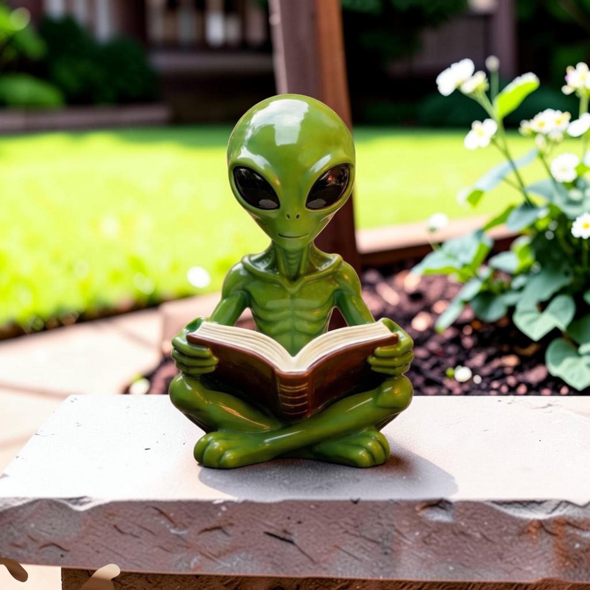 Green Alien Figurine - Etsy