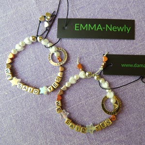 Word Wrap Bracelet: Resin Beads, Porcelain Cactus Charm